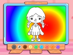 게임 Coloring Book: Toca Boca Girl