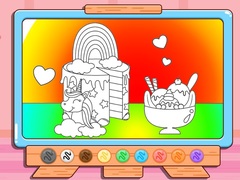 게임 Coloring Book: Unicorn Chef