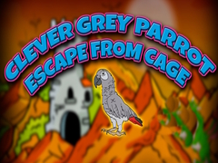 게임 Clever Grey Parrot Escape from Cage