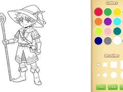 게임 Elf Coloring Book