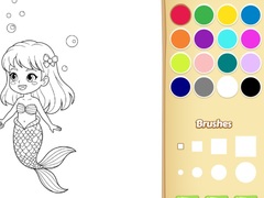게임 Mermaid Coloring Book For Kids