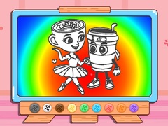 게임 Coloring Book: Cappuccina Assassino Love Story