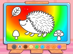 게임 Coloring Book: Hedgehog