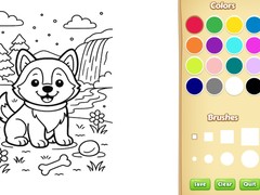 게임 Dog Coloring Book