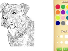게임 Dog Coloring Book for Adults