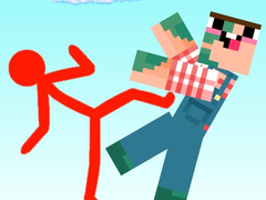 게임 Red Stickman vs Craftmans