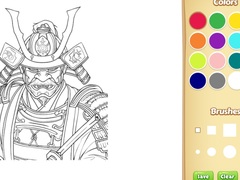 게임 Samurai Coloring Book