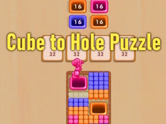 게임 Cube to Hole Puzzle