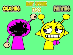 게임 Coloring Baby Sprunk tapes Painting