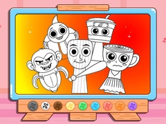 게임 Coloring Book: Sprunki Italian Brainrot Mod