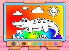 게임 Coloring Book: Crocodile