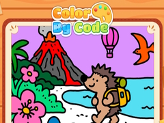 게임 Color By Code Volcano Hedgehog