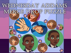 게임 Wednesday Addams Merge Drop Puzzle
