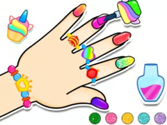 게임 Coloring Book: Nail Art & Bracelet Diy
