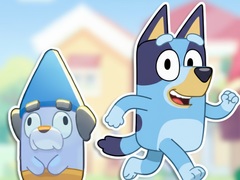 게임 Jigsaw Puzzle: Bluey & Bingo Obstacle Course