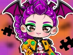 게임 Jigsaw Puzzle: Kpop Star Girls' Halloween