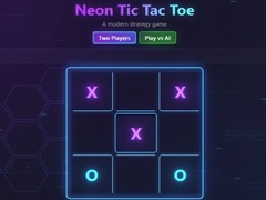 게임 Neon Tic-Tac-Toe