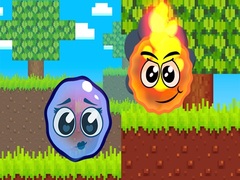 게임 Fire Ball and Water Ball: Parkour Love Balls