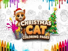 게임 Christmas Cat Coloring Pages