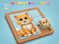 게임 3D Kid Sliding Puzzle