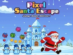 게임 Pixel Santa Escape