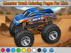게임 Monster Truck Coloring Pages For Kids