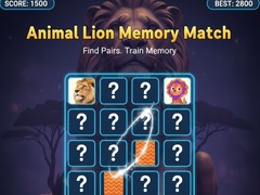 게임 Animal Lion Memory Match