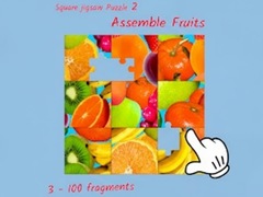 게임 Square jigsaw Puzzle 2 - Assemble Fruits