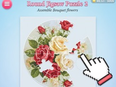 게임 Round jigsaw Puzzle 2 - Assemble Bouquet flowers