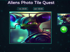 게임 Aliens Photo Tile Quest