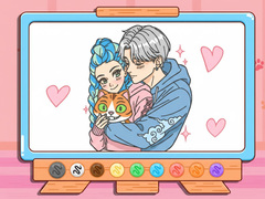 게임 Coloring Book: Kpop Valentine's Day