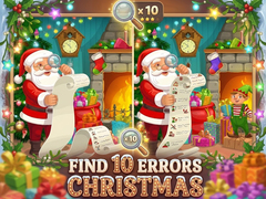게임 Find 10 Errors Christmas