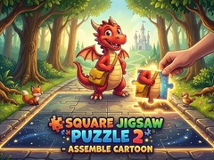 게임 Square jigsaw Puzzle 2 - Assemble Cartoon