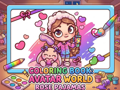 게임 Coloring Book: Avatar World Rose Pajamas