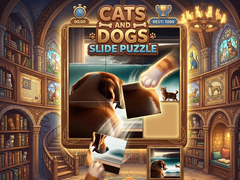 게임 Cats and Dogs Slide Puzzle