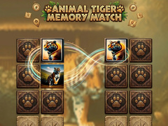 게임 Animal Tiger Memory Match