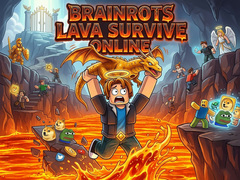 게임 Brainrots Lava Survive Online