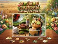 게임 Mojicon Garden Jigsaw Solitaire!