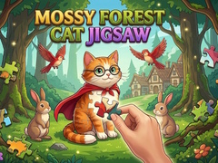 게임 Mossy Forest Cat Jigsaw