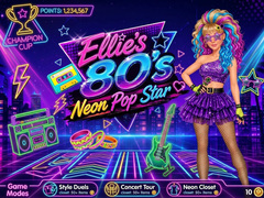 게임 Ellie’s 80’s Neon Pop Star