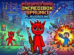 게임 Pixelated Game Incredibox Sprunki Playground