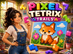 게임 Pixel Tetrix Trails