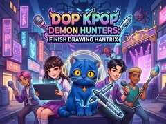 게임 DOP KPop Demon Hunters: Finish Drawing Hantrix