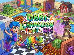 게임 Obby: Chameleon - Paint & Hide