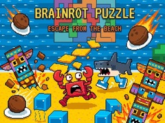 게임 Brainrot Puzzle: Escape from the Beach
