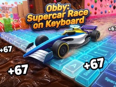 게임 Obby: Supercar Race on Keyboard