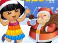 게임 Dora with Santa Dressup