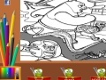 게임 Kung Fu Panda Coloring Game