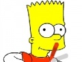 게임 Coloring Bart Simpson