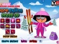 게임 Dora Skiing Dress Up